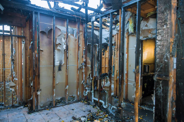 Professional Emergency Fire Cleanup technician working in Chelsea, MA